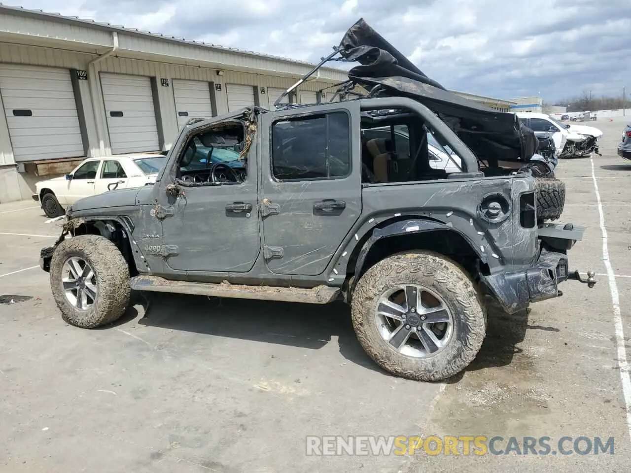 2 fotografías del automóvil dañado 1C4HJXEN7LW278585 JEEP WRANGLER 2020