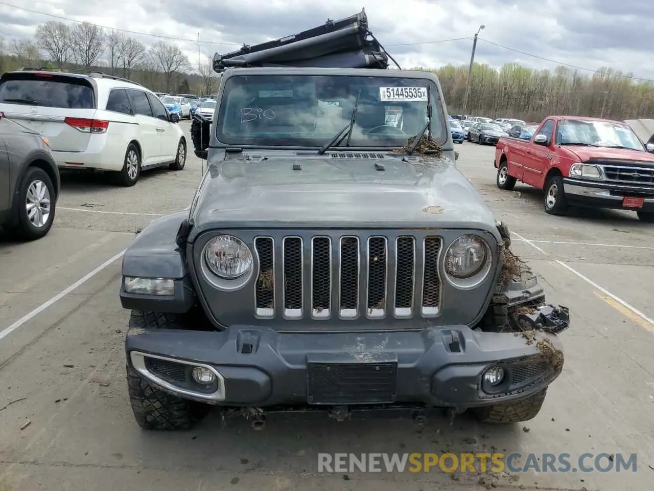 5 fotografías del automóvil dañado 1C4HJXEN7LW278585 JEEP WRANGLER 2020