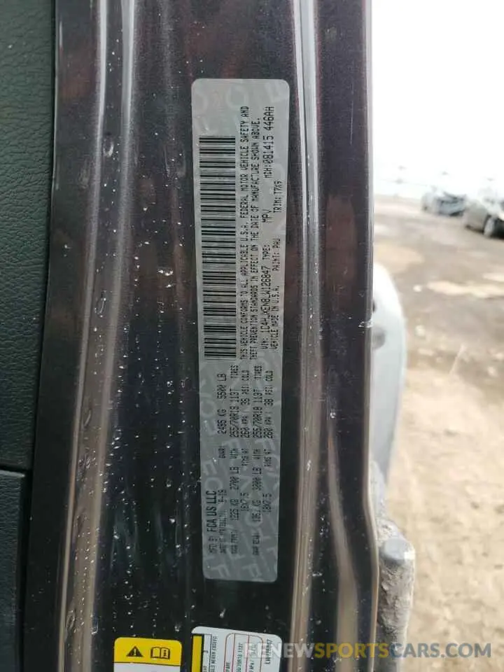 13 fotografías del automóvil dañado 1C4HJXEN8LW126847 JEEP WRANGLER 2020