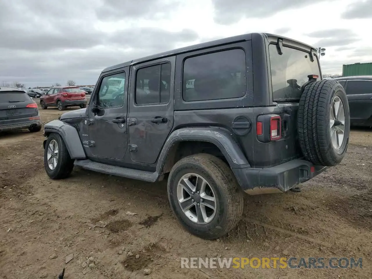 2 fotografías del automóvil dañado 1C4HJXEN8LW126847 JEEP WRANGLER 2020