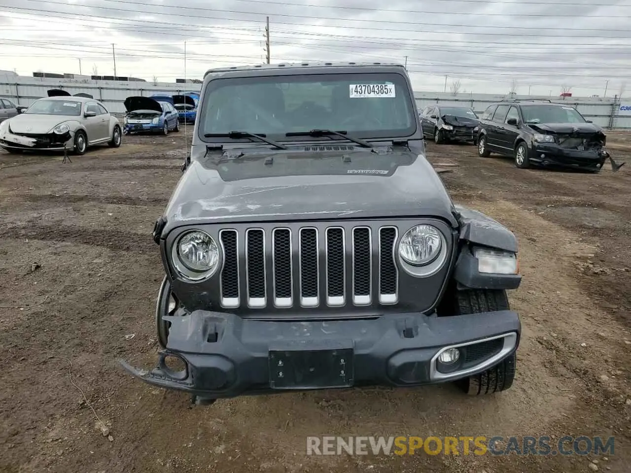 5 fotografías del automóvil dañado 1C4HJXEN8LW126847 JEEP WRANGLER 2020