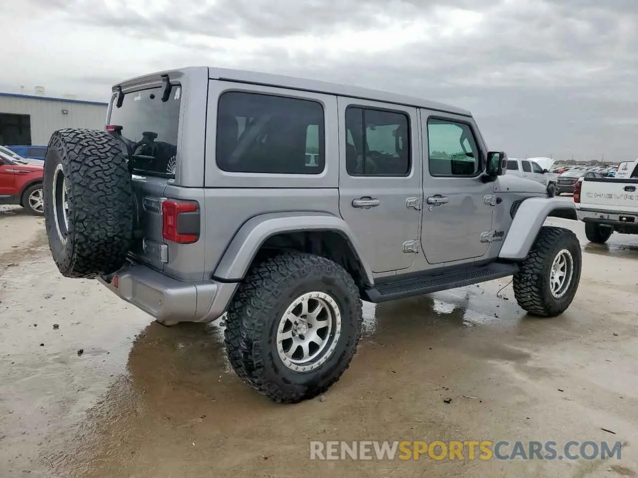 3 fotografías del automóvil dañado 1C4HJXEN8LW319774 JEEP WRANGLER 2020
