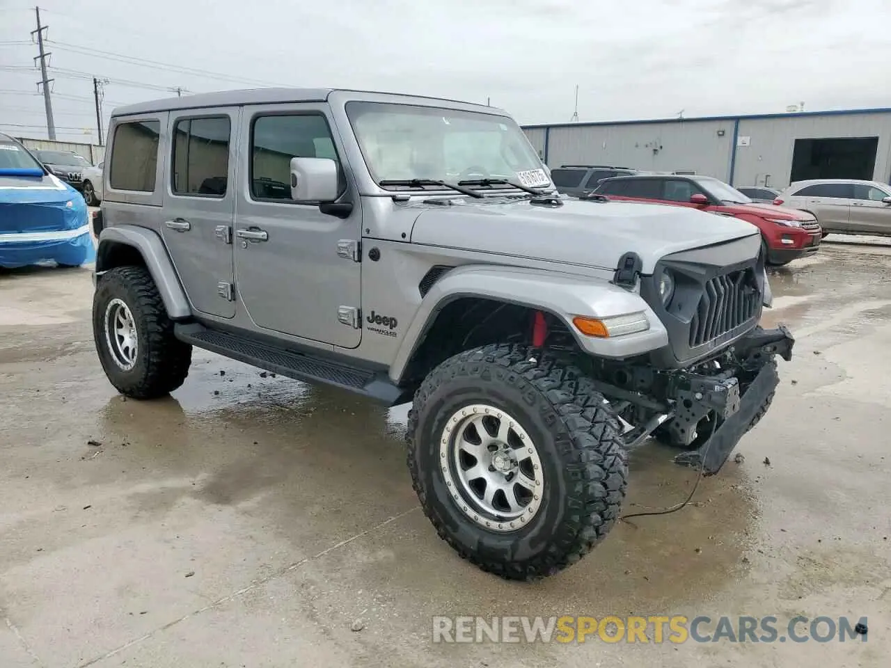4 fotografías del automóvil dañado 1C4HJXEN8LW319774 JEEP WRANGLER 2020