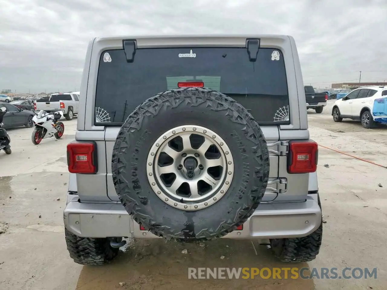 6 fotografías del automóvil dañado 1C4HJXEN8LW319774 JEEP WRANGLER 2020