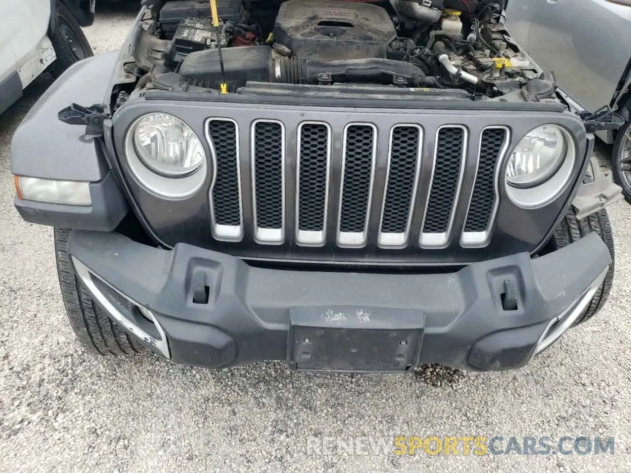 12 fotografías del automóvil dañado 1C4HJXENXLW148140 JEEP WRANGLER 2020