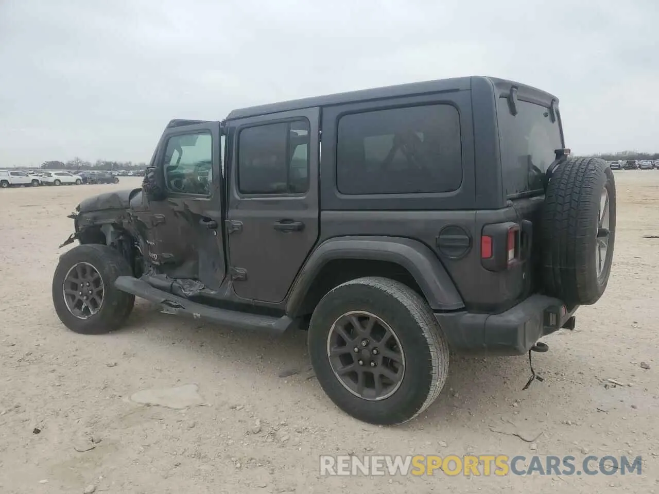 2 fotografías del automóvil dañado 1C4HJXENXLW148140 JEEP WRANGLER 2020