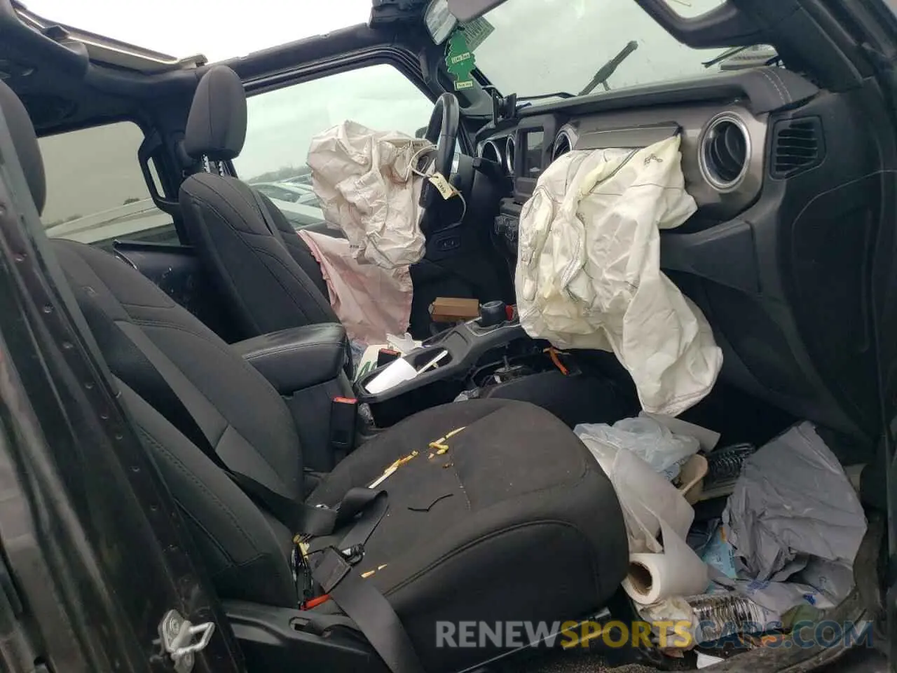 7 fotografías del automóvil dañado 1C4HJXENXLW148140 JEEP WRANGLER 2020