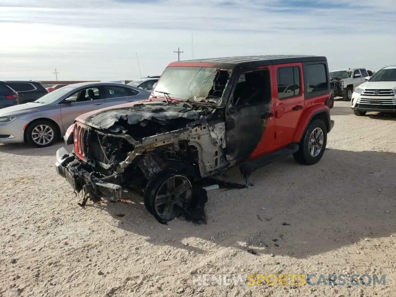 1 fotografías del automóvil dañado 1C4HJXENXLW197919 JEEP WRANGLER 2020