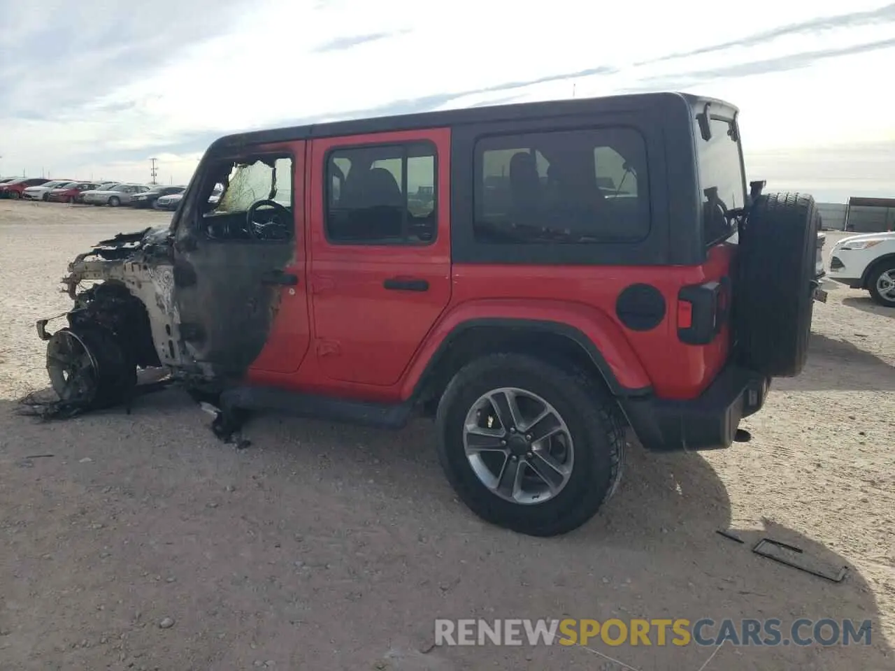 2 fotografías del automóvil dañado 1C4HJXENXLW197919 JEEP WRANGLER 2020