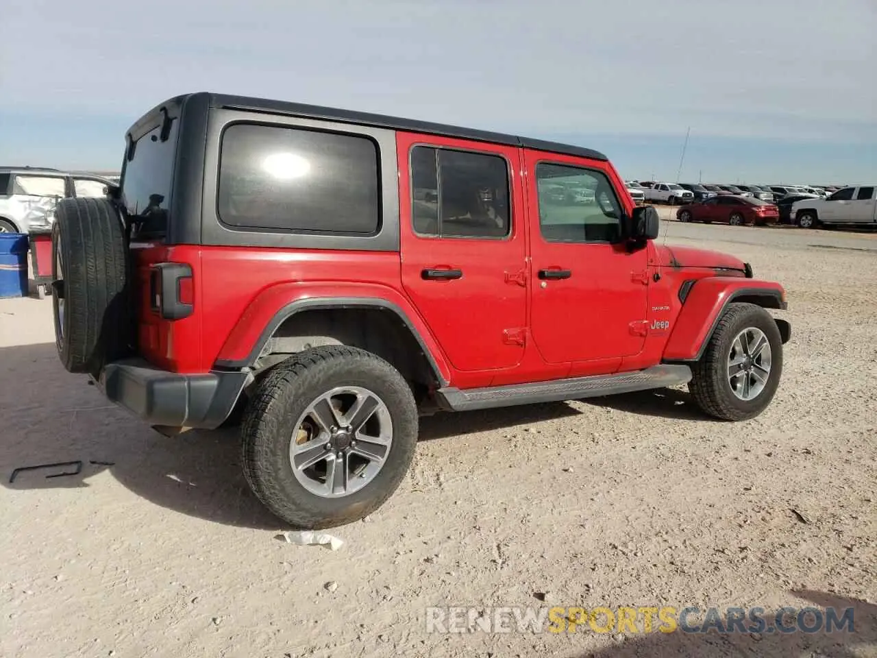 3 fotografías del automóvil dañado 1C4HJXENXLW197919 JEEP WRANGLER 2020