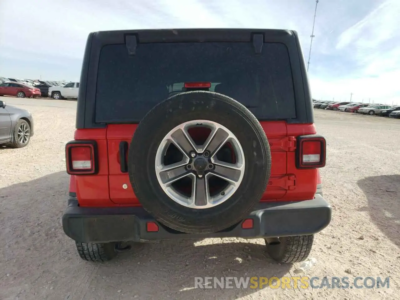 6 fotografías del automóvil dañado 1C4HJXENXLW197919 JEEP WRANGLER 2020