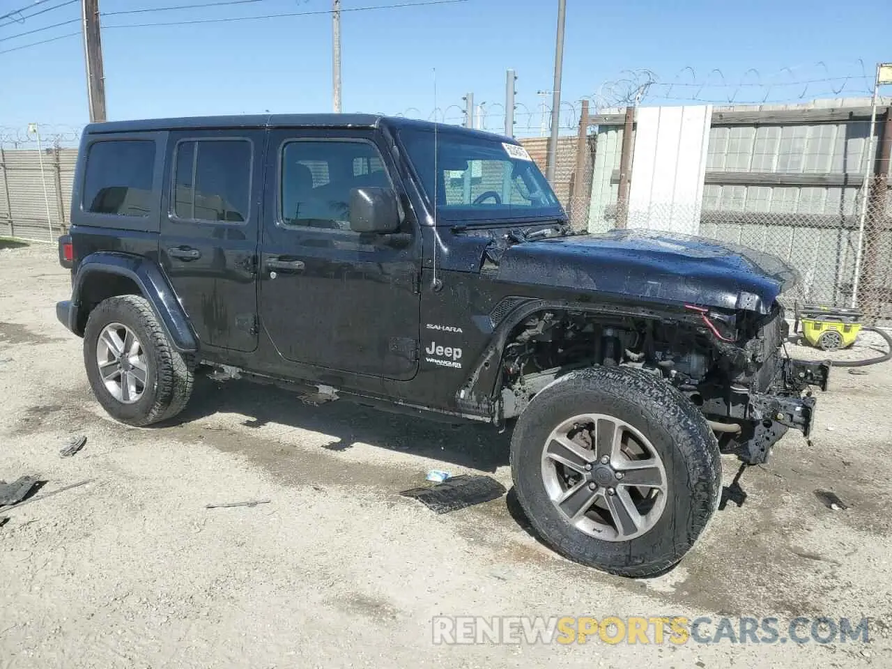 4 fotografías del automóvil dañado 1C4HJXENXLW235925 JEEP WRANGLER 2020