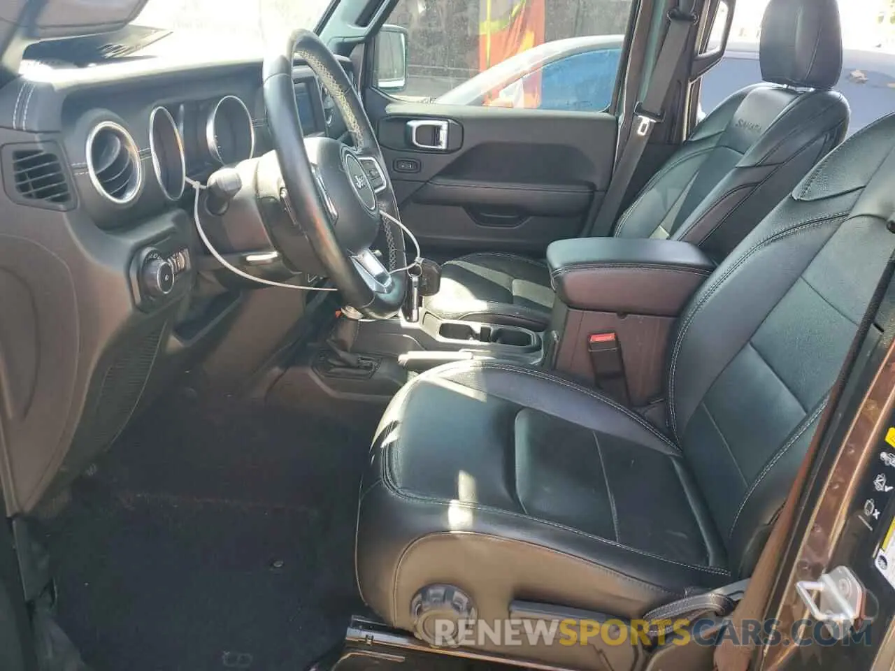 7 fotografías del automóvil dañado 1C4HJXENXLW278631 JEEP WRANGLER 2020