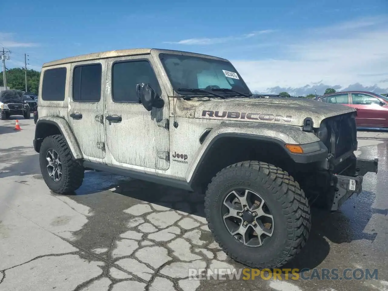 4 fotografías del automóvil dañado 1C4HJXFG6LW306683 JEEP WRANGLER 2020