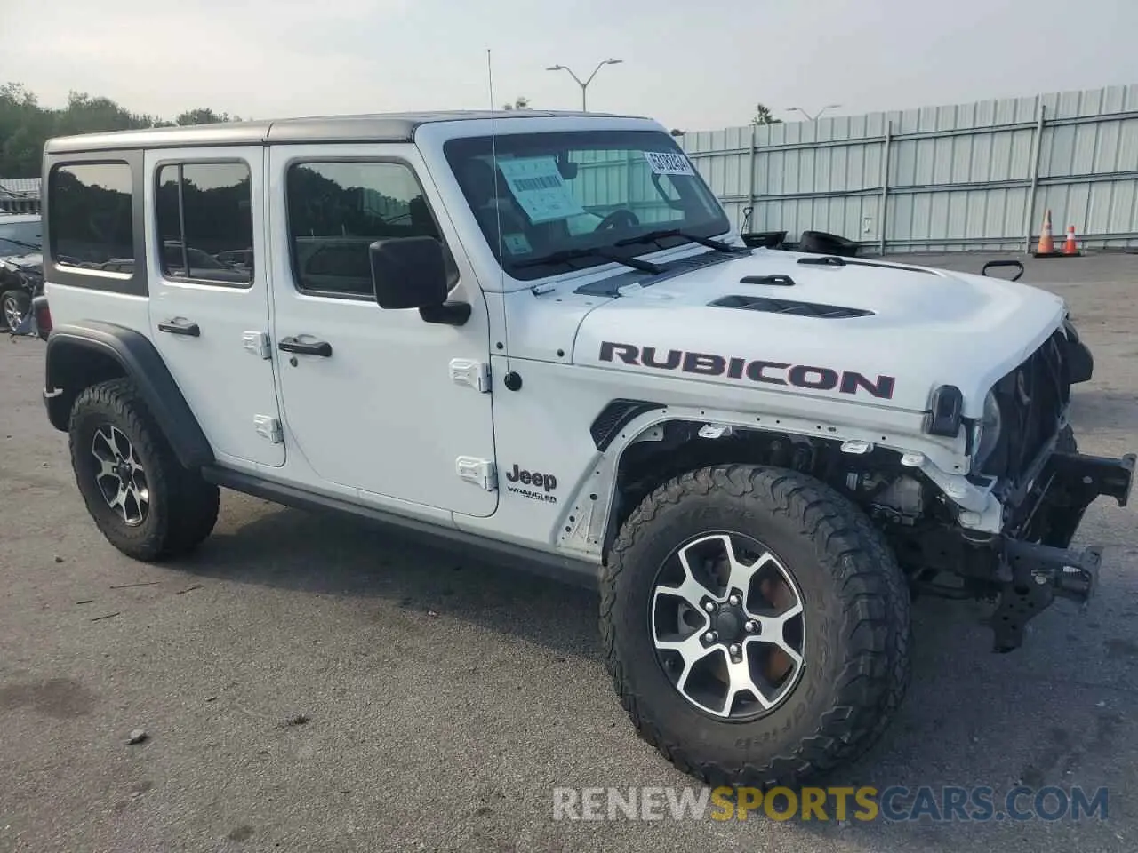 4 fotografías del automóvil dañado 1C4HJXFN2LW133727 JEEP WRANGLER 2020