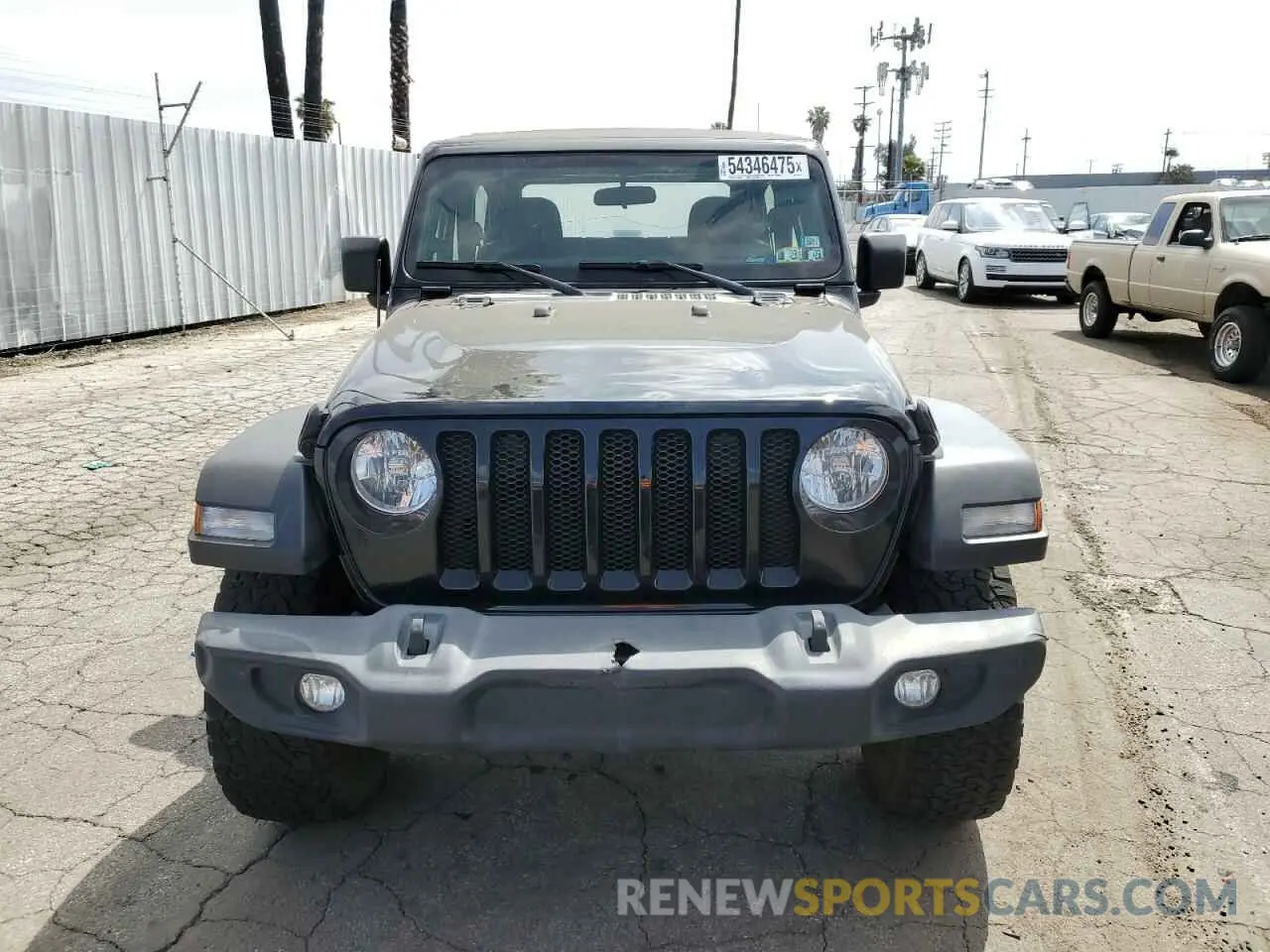 5 fotografías del automóvil dañado 1C4GJXAG1MW637028 JEEP WRANGLER 2021