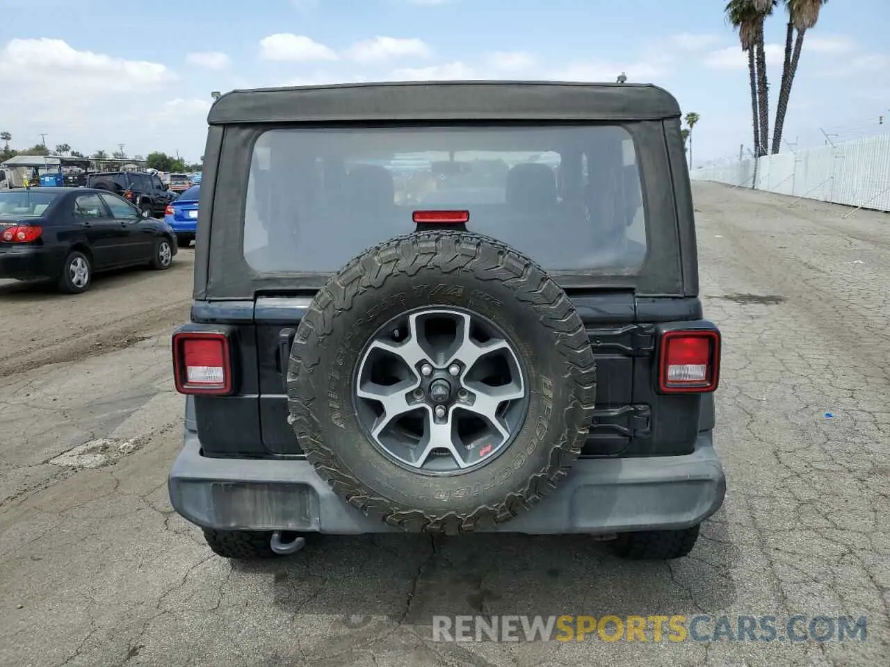 6 fotografías del automóvil dañado 1C4GJXAG1MW637028 JEEP WRANGLER 2021