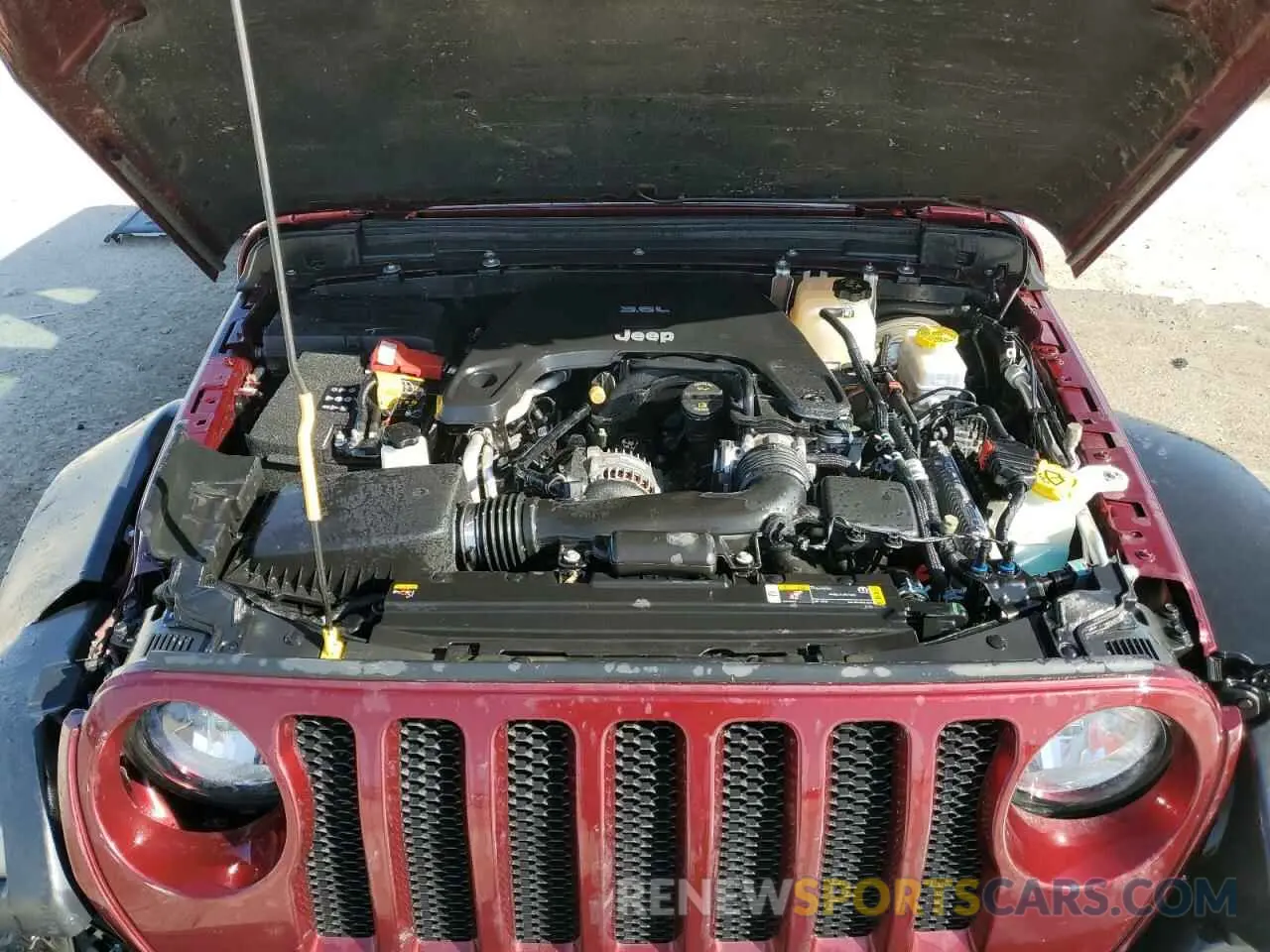 12 fotografías del automóvil dañado 1C4GJXAG6MW801003 JEEP WRANGLER 2021