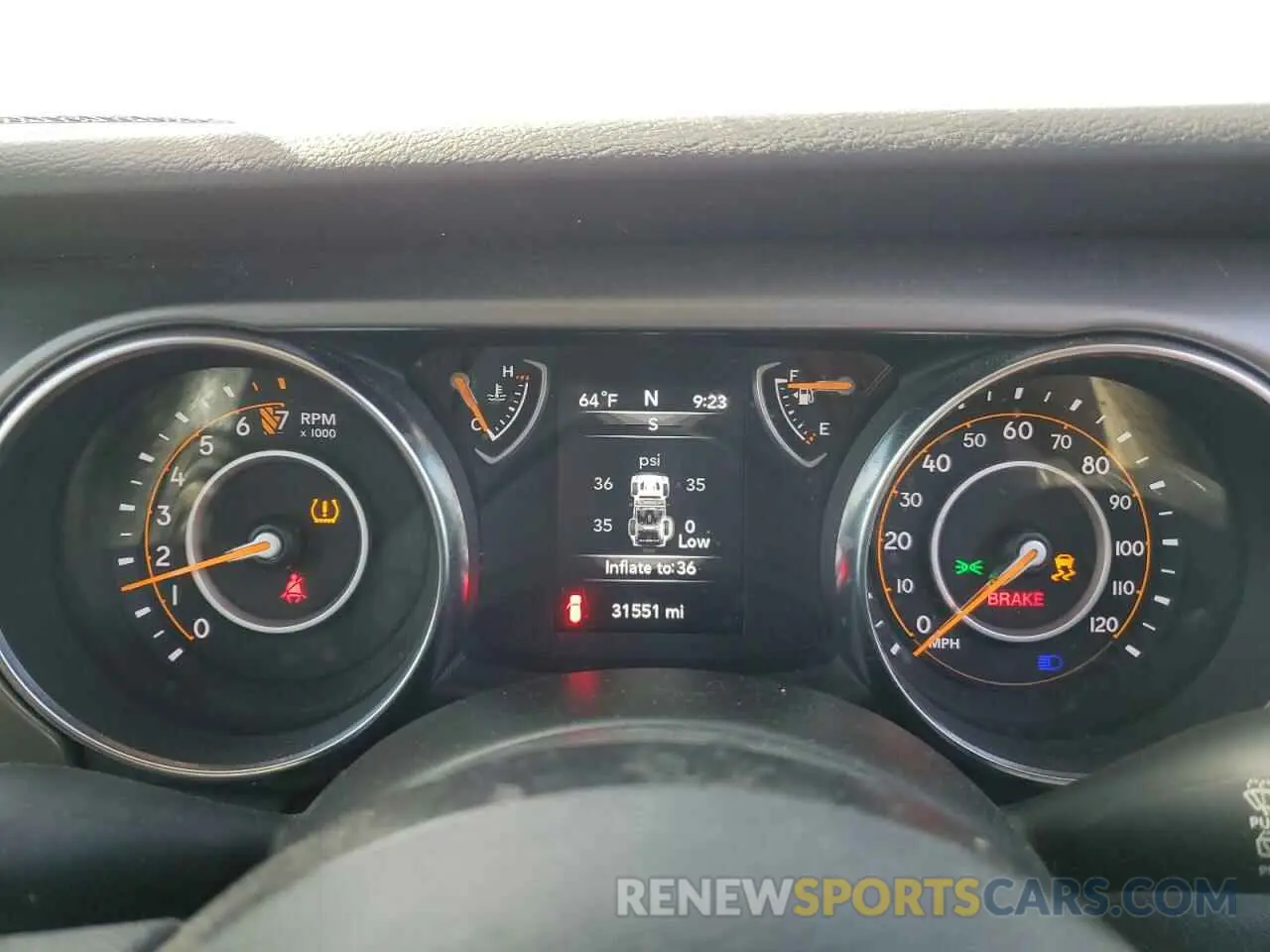 9 fotografías del automóvil dañado 1C4GJXAG6MW801003 JEEP WRANGLER 2021