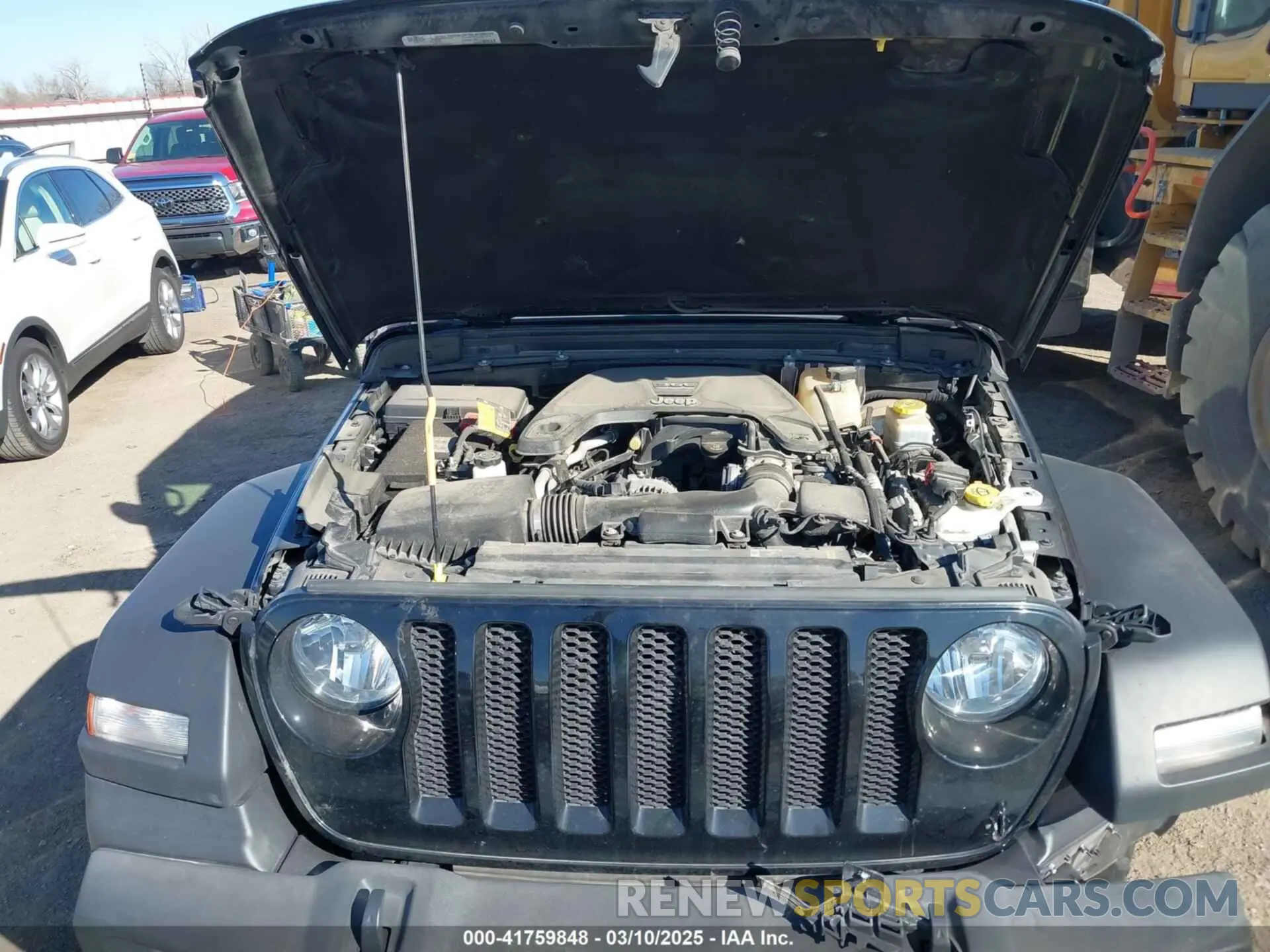10 fotografías del automóvil dañado 1C4GJXAG8MW559296 JEEP WRANGLER 2021