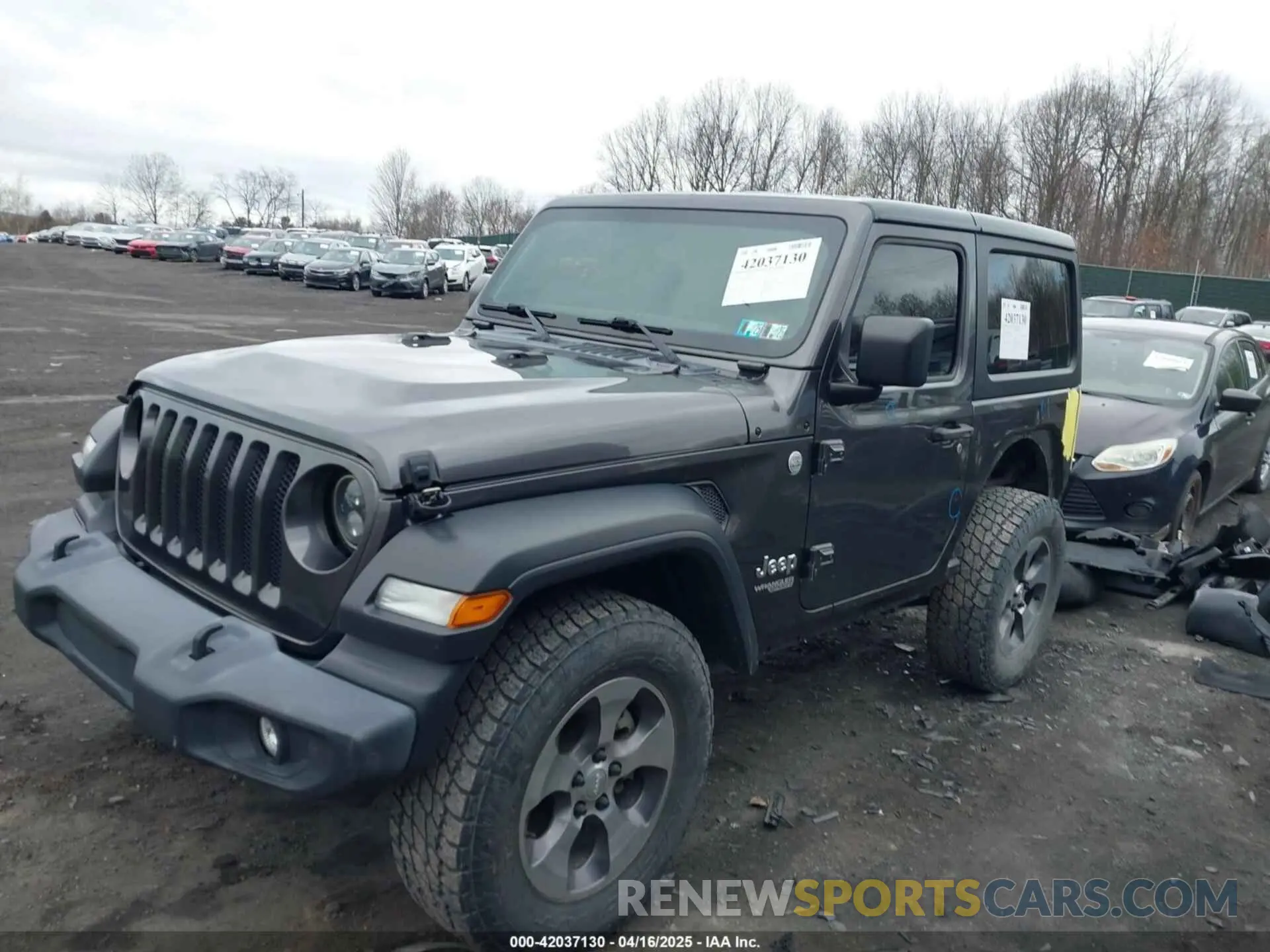 2 fotografías del automóvil dañado 1C4GJXAN2MW541827 JEEP WRANGLER 2021