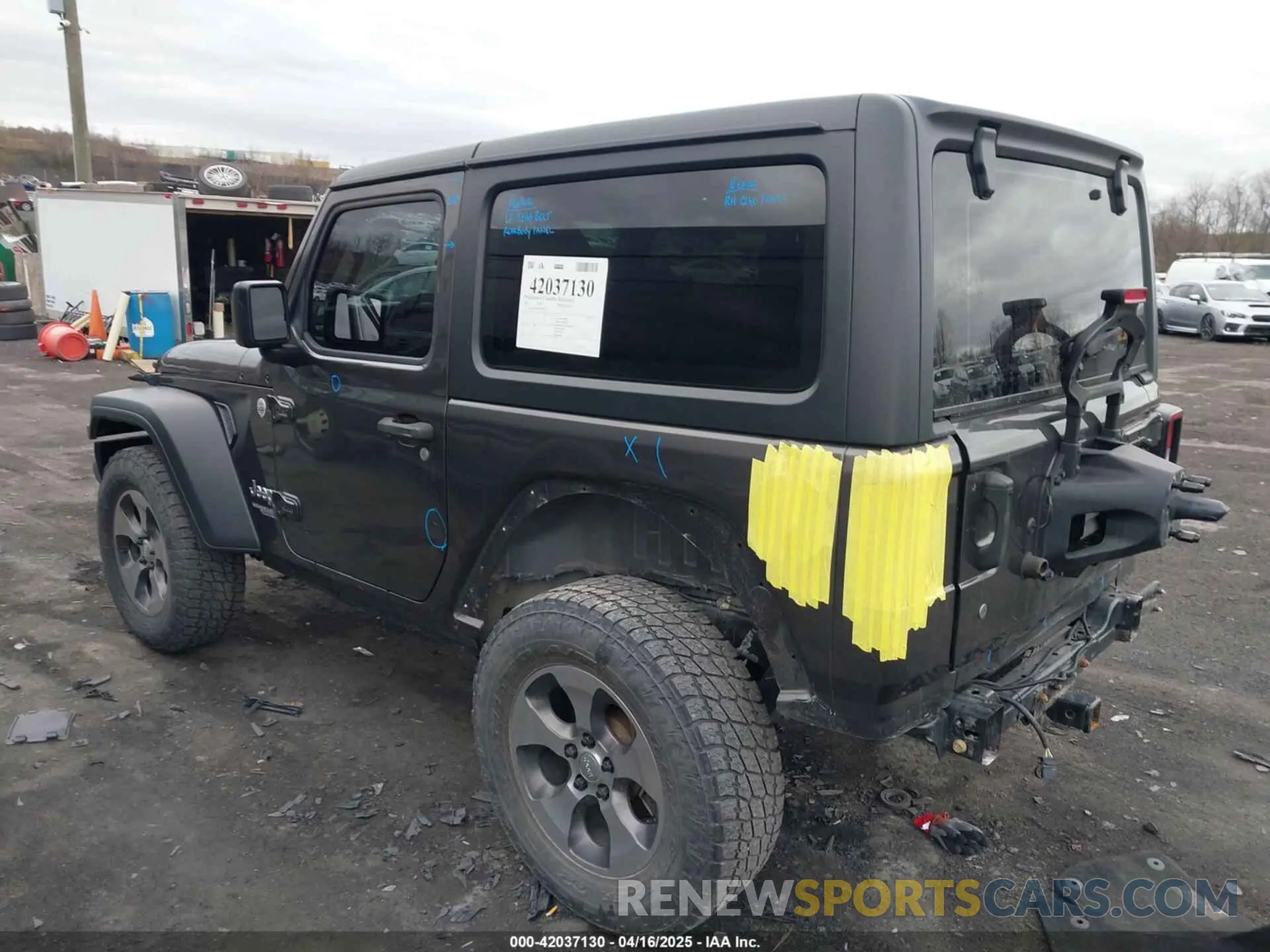 3 fotografías del automóvil dañado 1C4GJXAN2MW541827 JEEP WRANGLER 2021