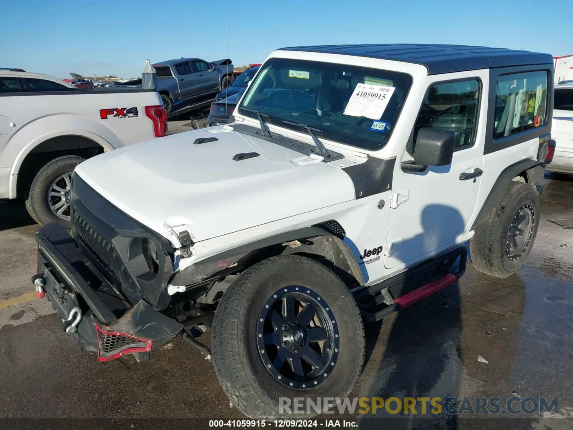 2 fotografías del automóvil dañado 1C4GJXAN2MW663880 JEEP WRANGLER 2021