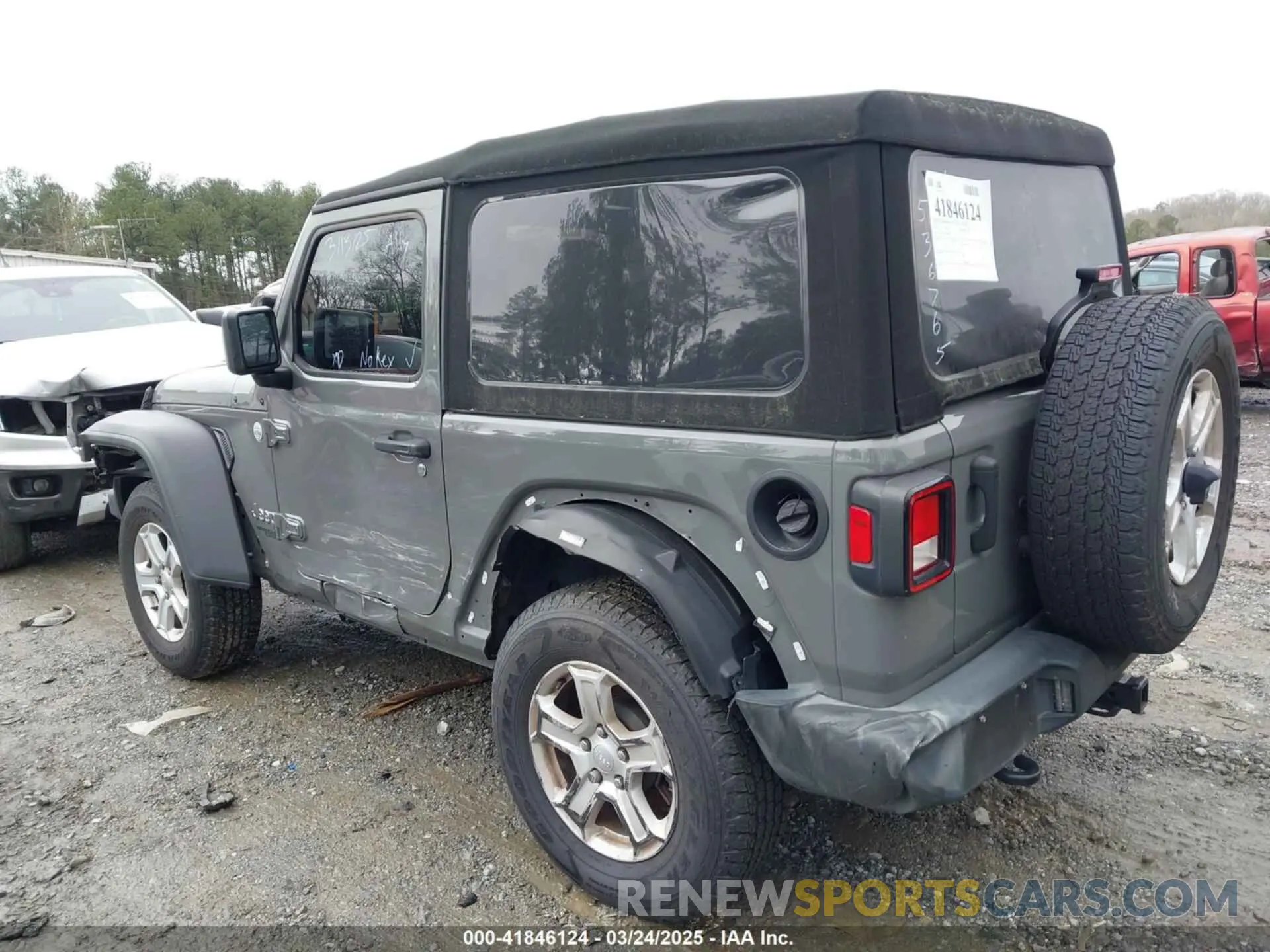 14 fotografías del automóvil dañado 1C4GJXAN3MW536765 JEEP WRANGLER 2021