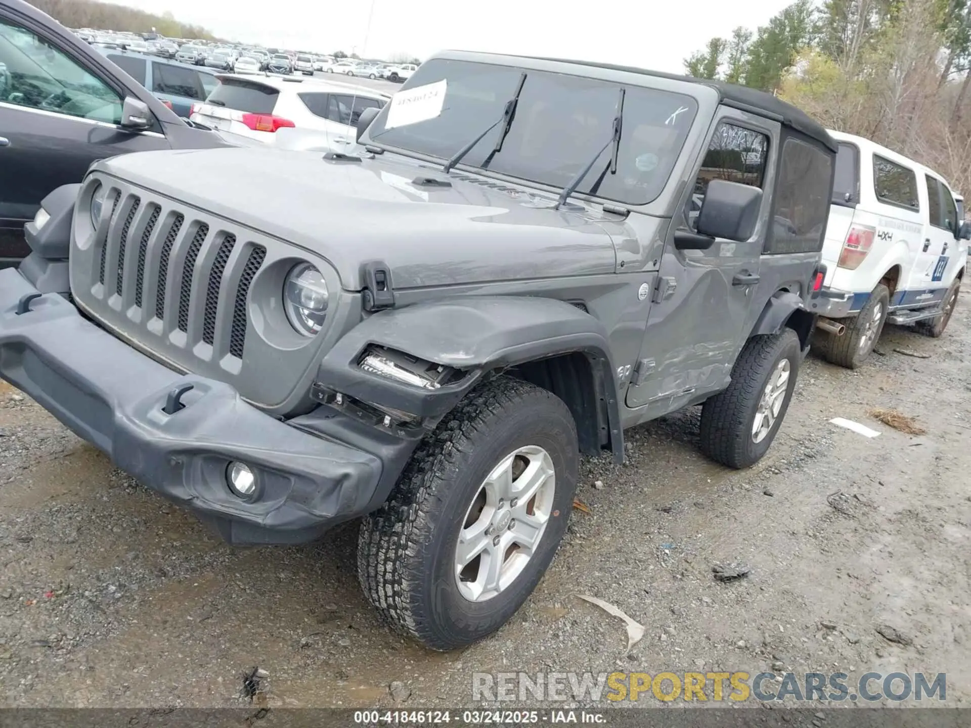 2 fotografías del automóvil dañado 1C4GJXAN3MW536765 JEEP WRANGLER 2021