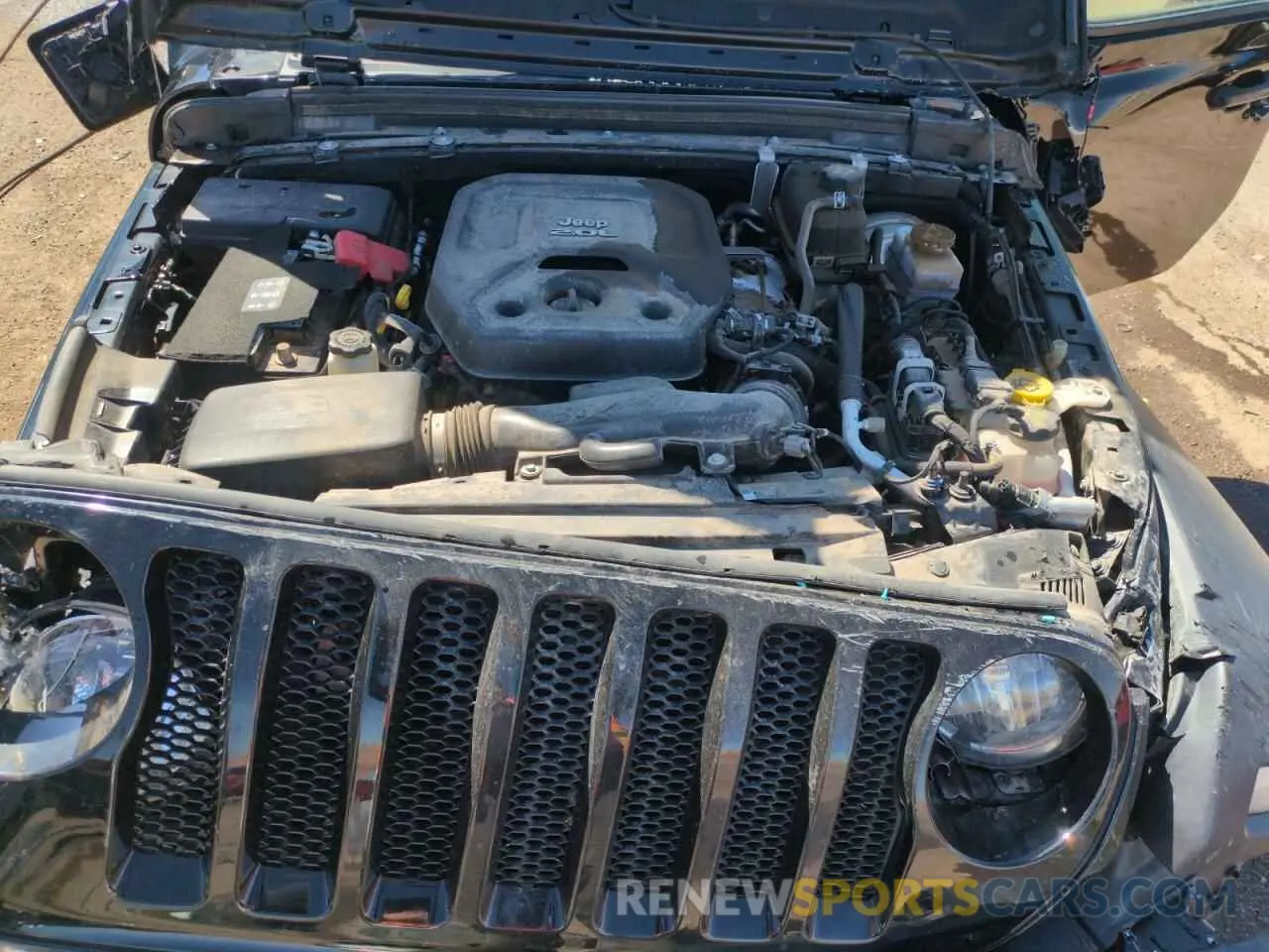 12 fotografías del automóvil dañado 1C4GJXAN4MW734044 JEEP WRANGLER 2021