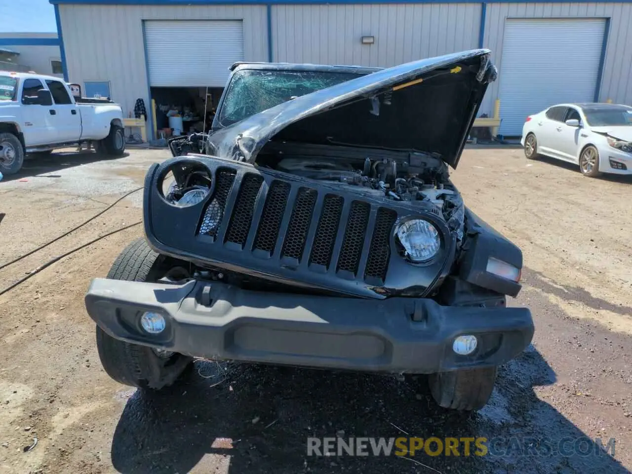 5 fotografías del automóvil dañado 1C4GJXAN4MW734044 JEEP WRANGLER 2021