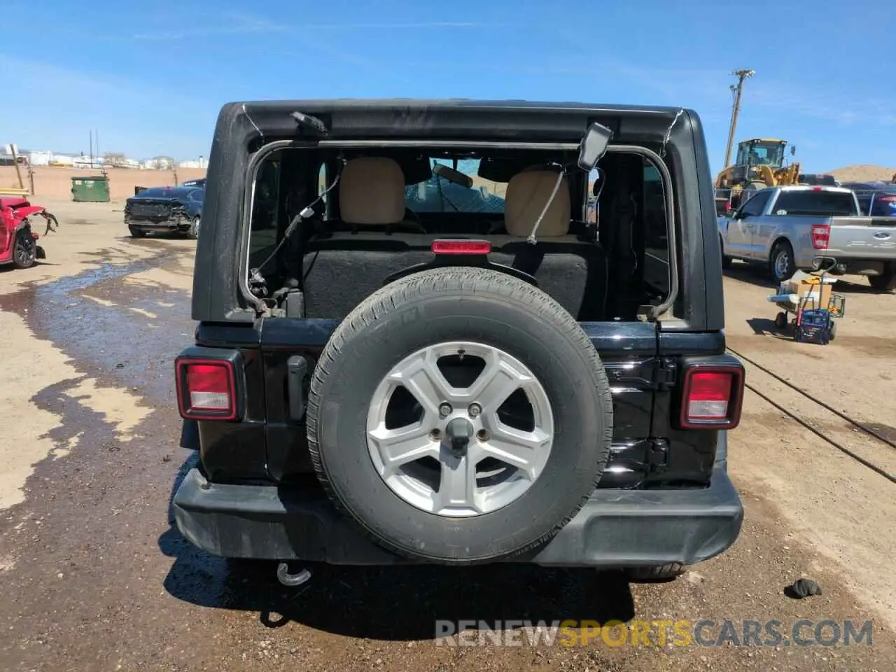 6 fotografías del automóvil dañado 1C4GJXAN4MW734044 JEEP WRANGLER 2021
