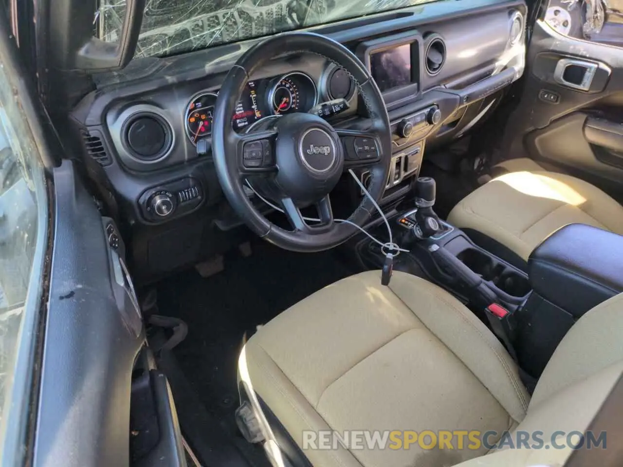 8 fotografías del automóvil dañado 1C4GJXAN4MW734044 JEEP WRANGLER 2021