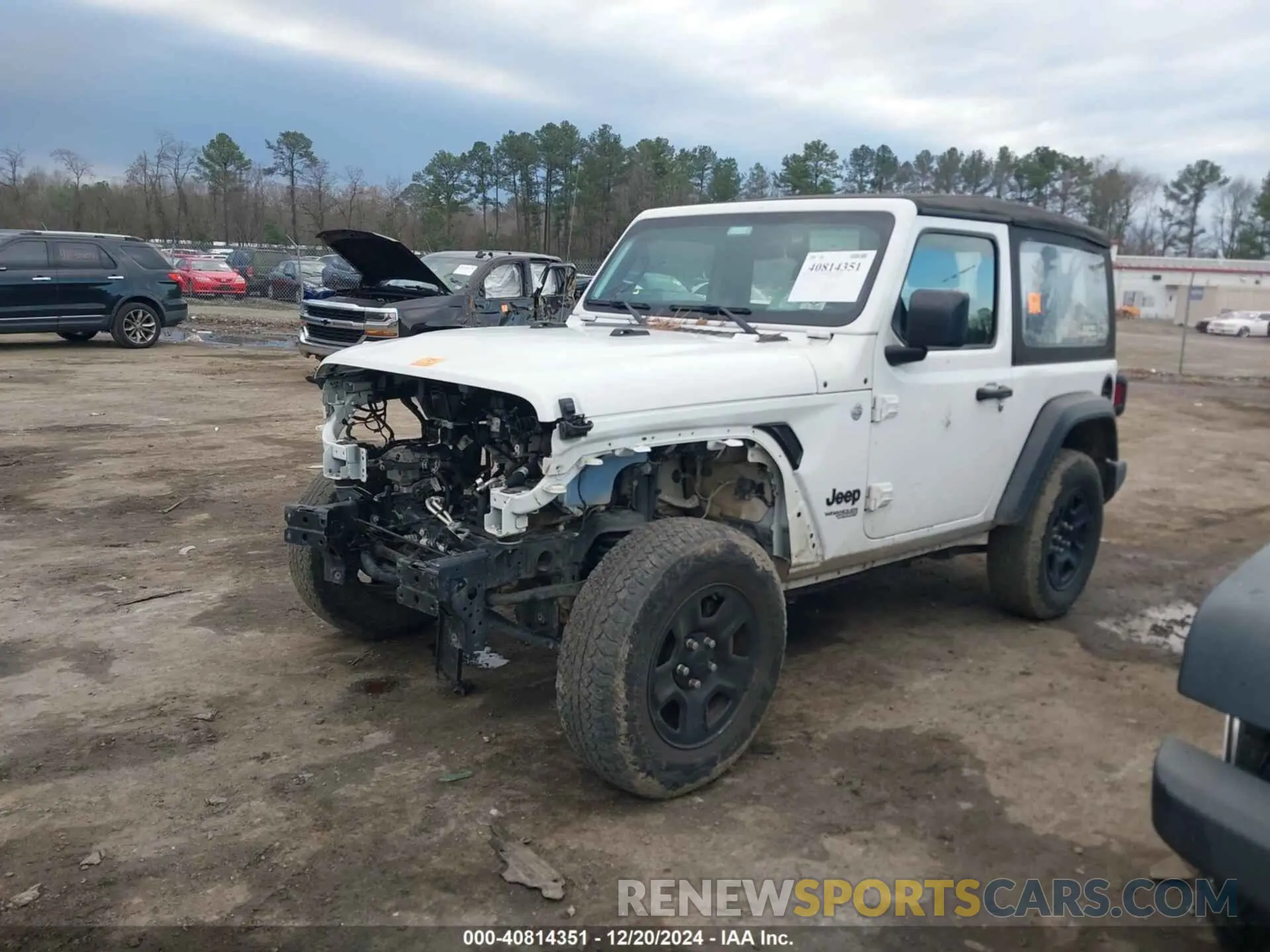 2 fotografías del automóvil dañado 1C4GJXAN6MW677281 JEEP WRANGLER 2021
