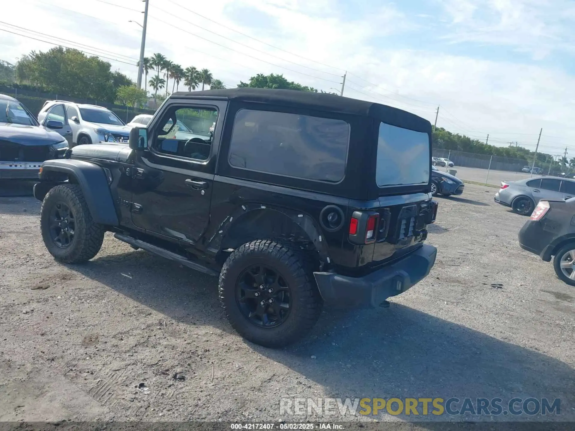 3 fotografías del automóvil dañado 1C4GJXAN7MW796019 JEEP WRANGLER 2021