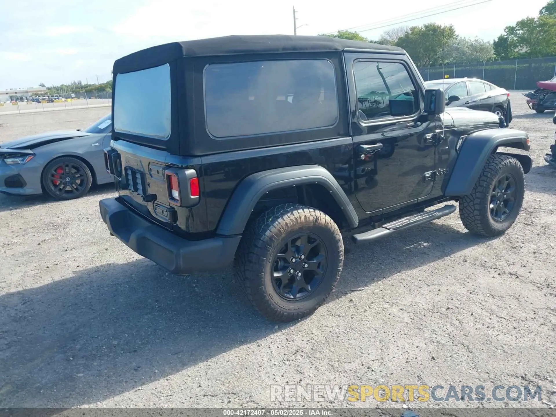 4 fotografías del automóvil dañado 1C4GJXAN7MW796019 JEEP WRANGLER 2021
