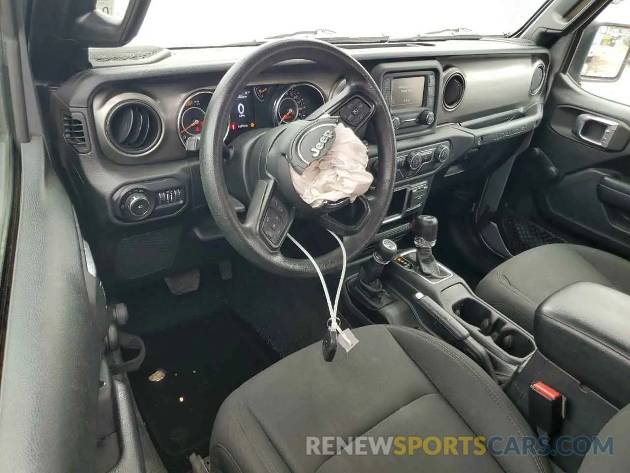 8 fotografías del automóvil dañado 1C4GJXAN9MW541839 JEEP WRANGLER 2021