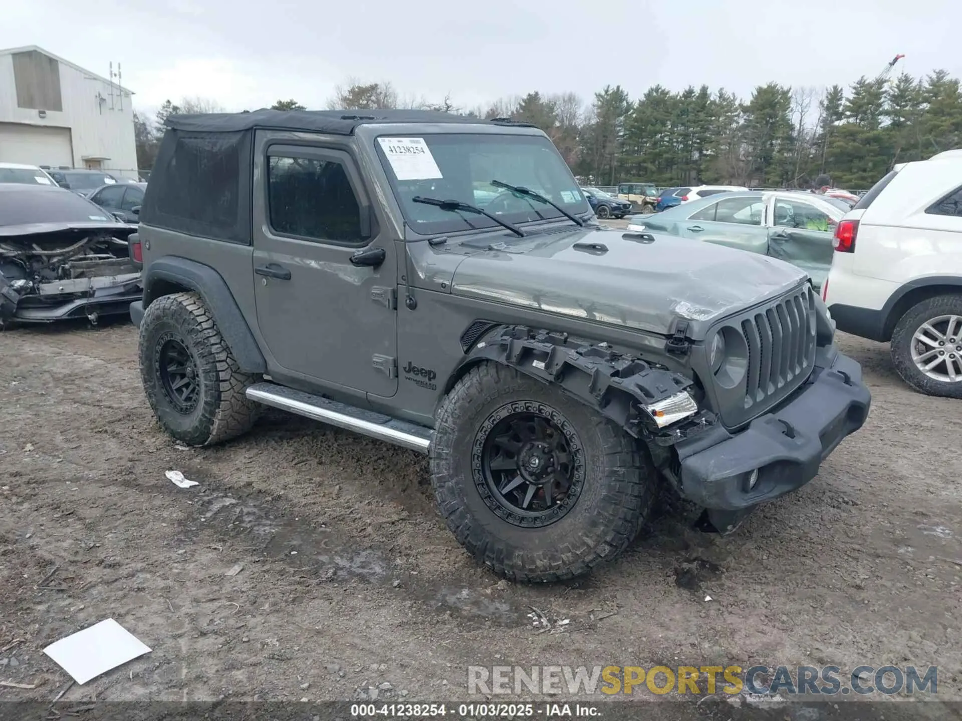 1 fotografías del automóvil dañado 1C4GJXAN9MW768559 JEEP WRANGLER 2021