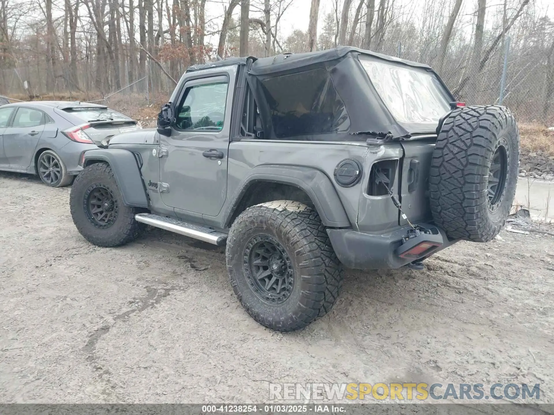 3 fotografías del automóvil dañado 1C4GJXAN9MW768559 JEEP WRANGLER 2021