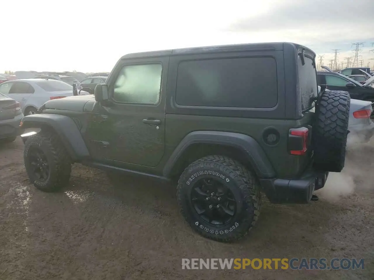 2 fotografías del automóvil dañado 1C4HJXAG0MW626381 JEEP WRANGLER 2021