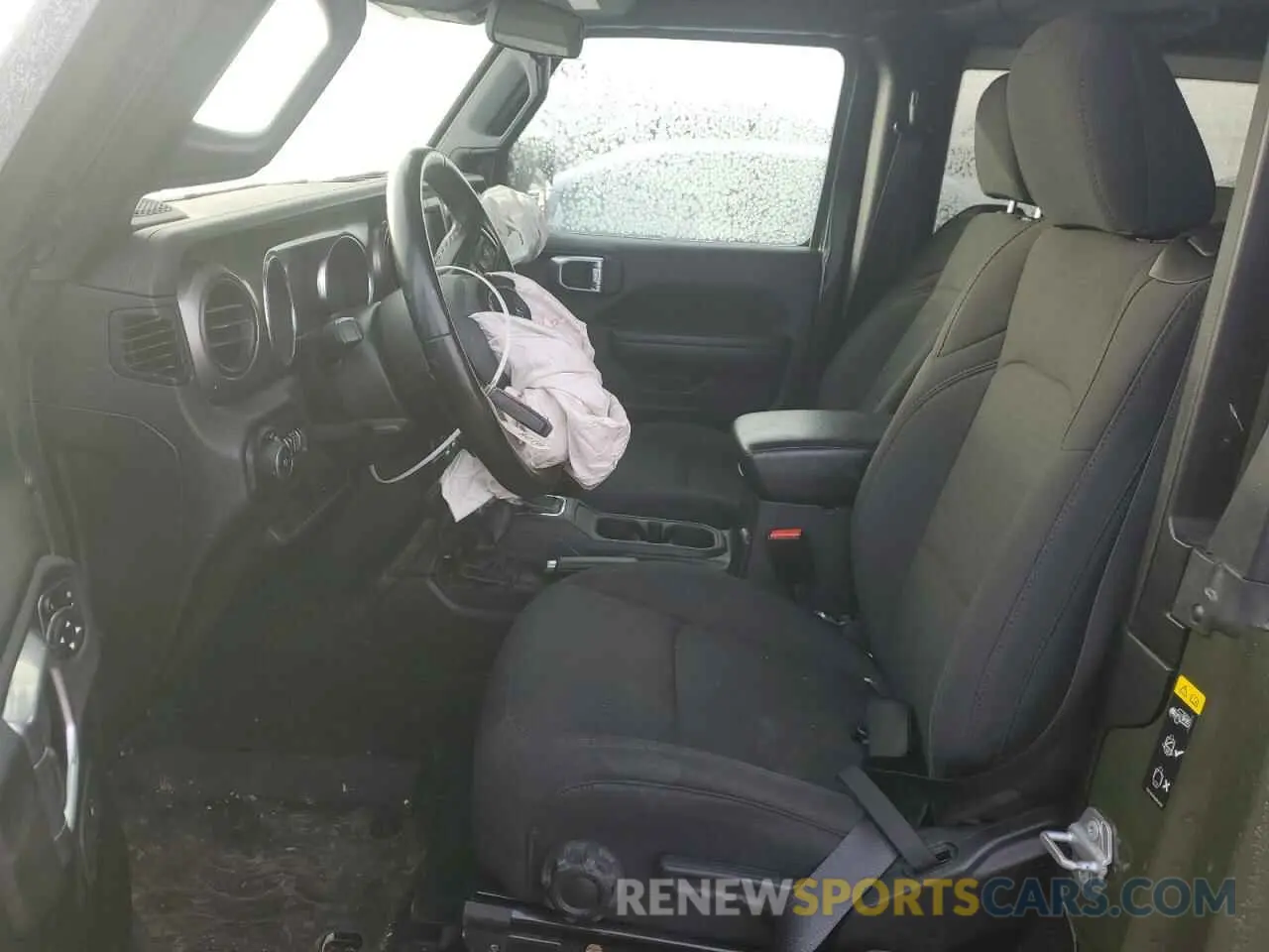 7 fotografías del automóvil dañado 1C4HJXAG0MW626381 JEEP WRANGLER 2021