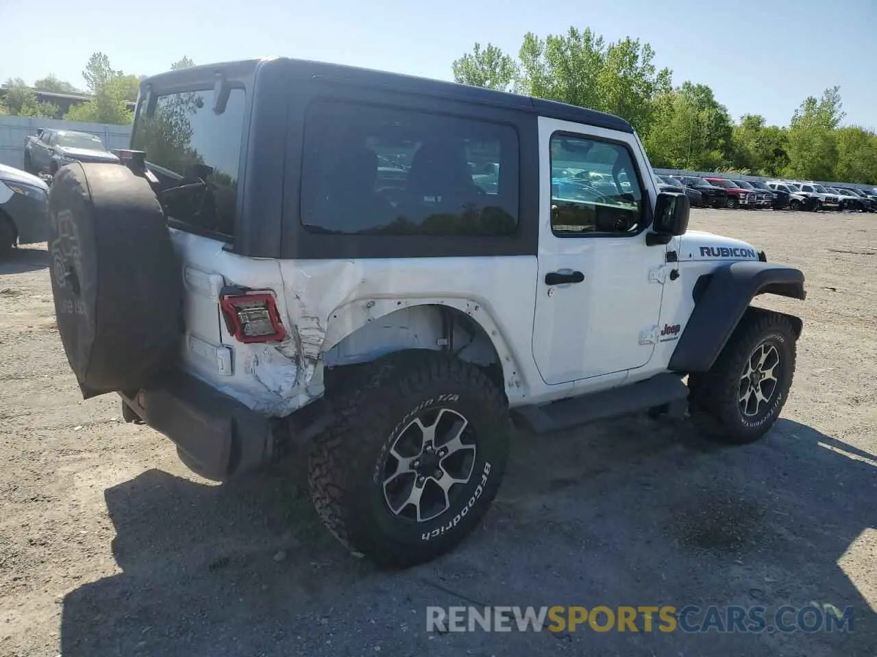 3 fotografías del automóvil dañado 1C4HJXCG2MW660738 JEEP WRANGLER 2021