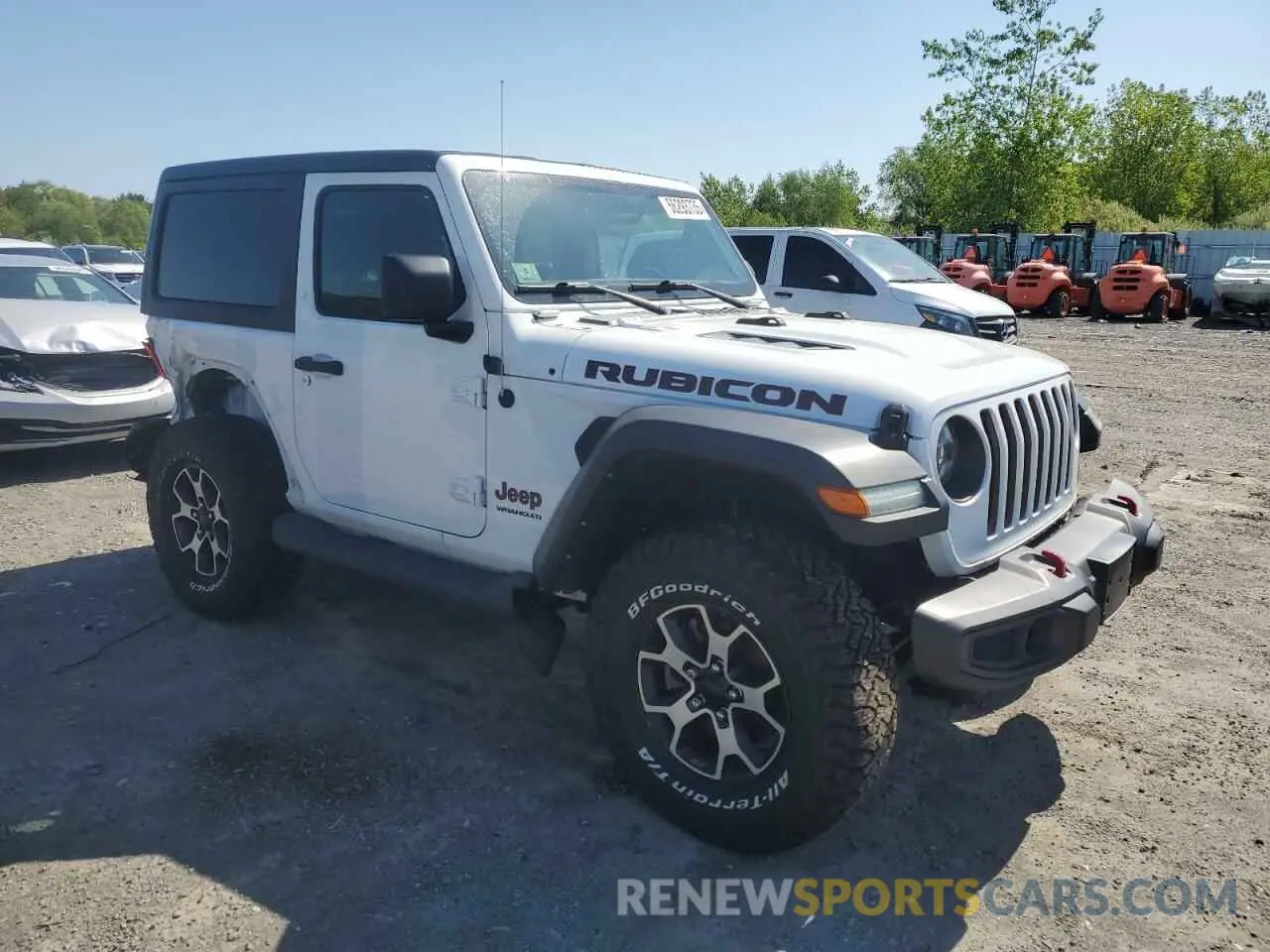 4 fotografías del automóvil dañado 1C4HJXCG2MW660738 JEEP WRANGLER 2021