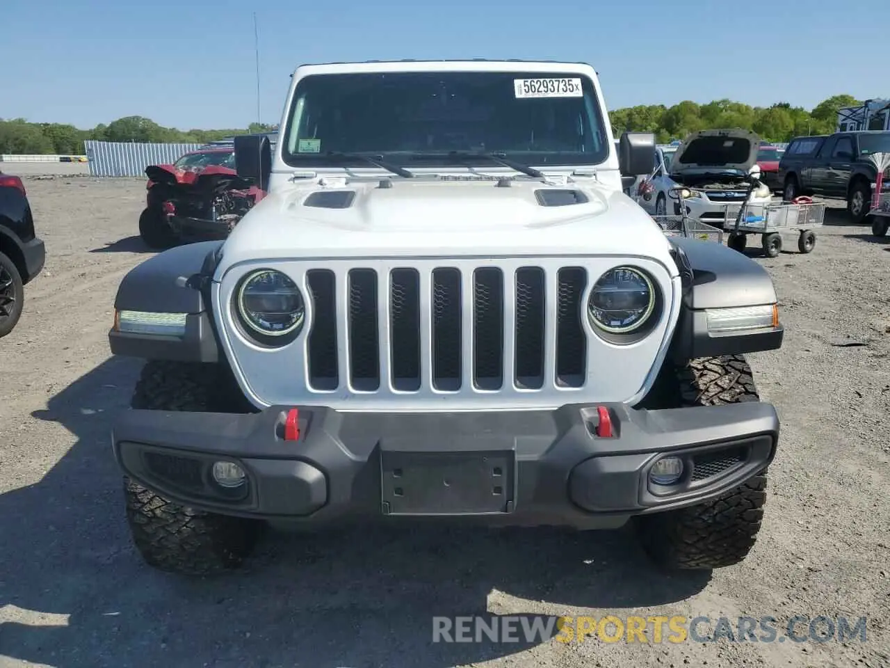 5 fotografías del automóvil dañado 1C4HJXCG2MW660738 JEEP WRANGLER 2021