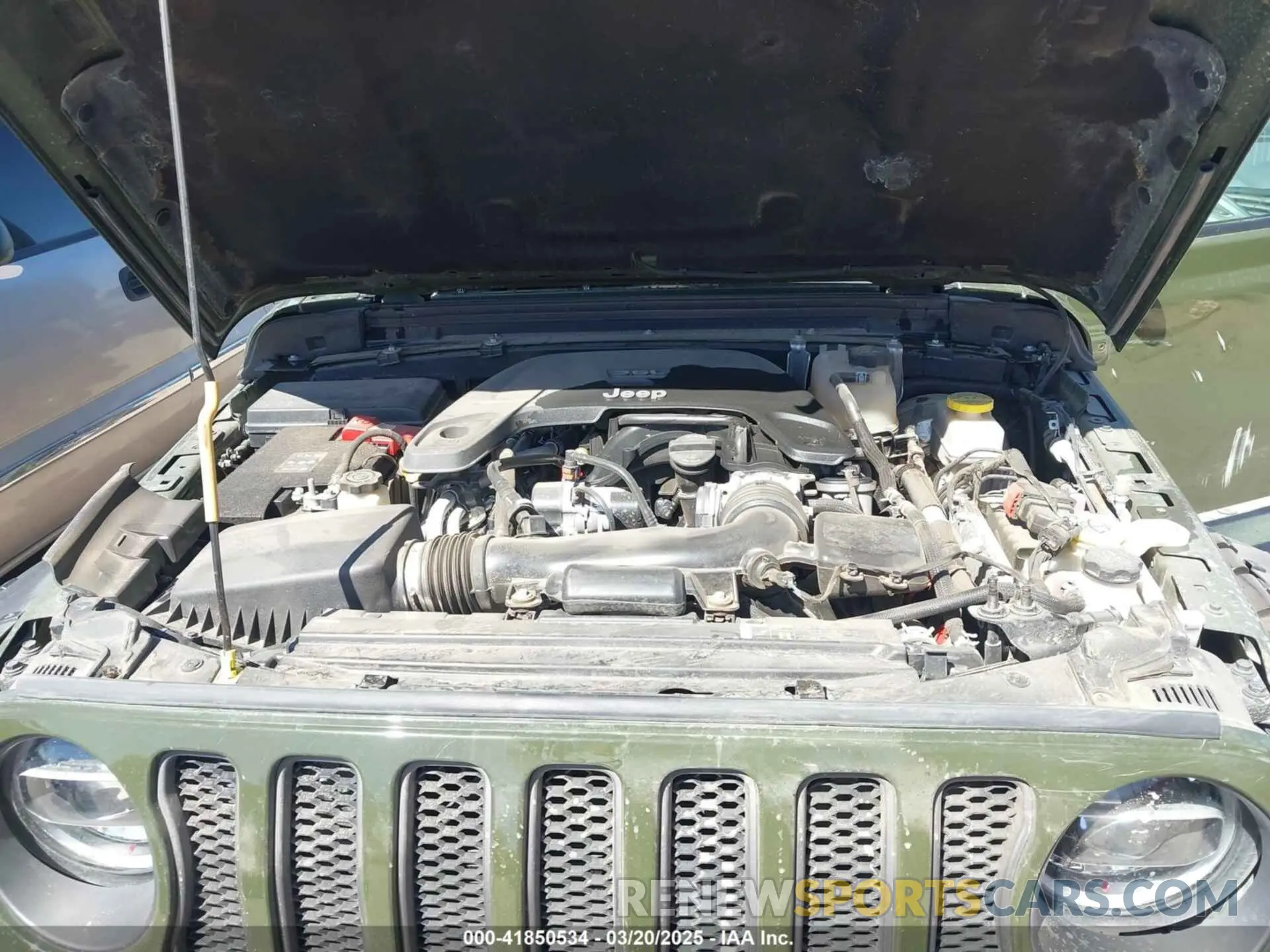 10 fotografías del automóvil dañado 1C4HJXCG3MW526112 JEEP WRANGLER 2021