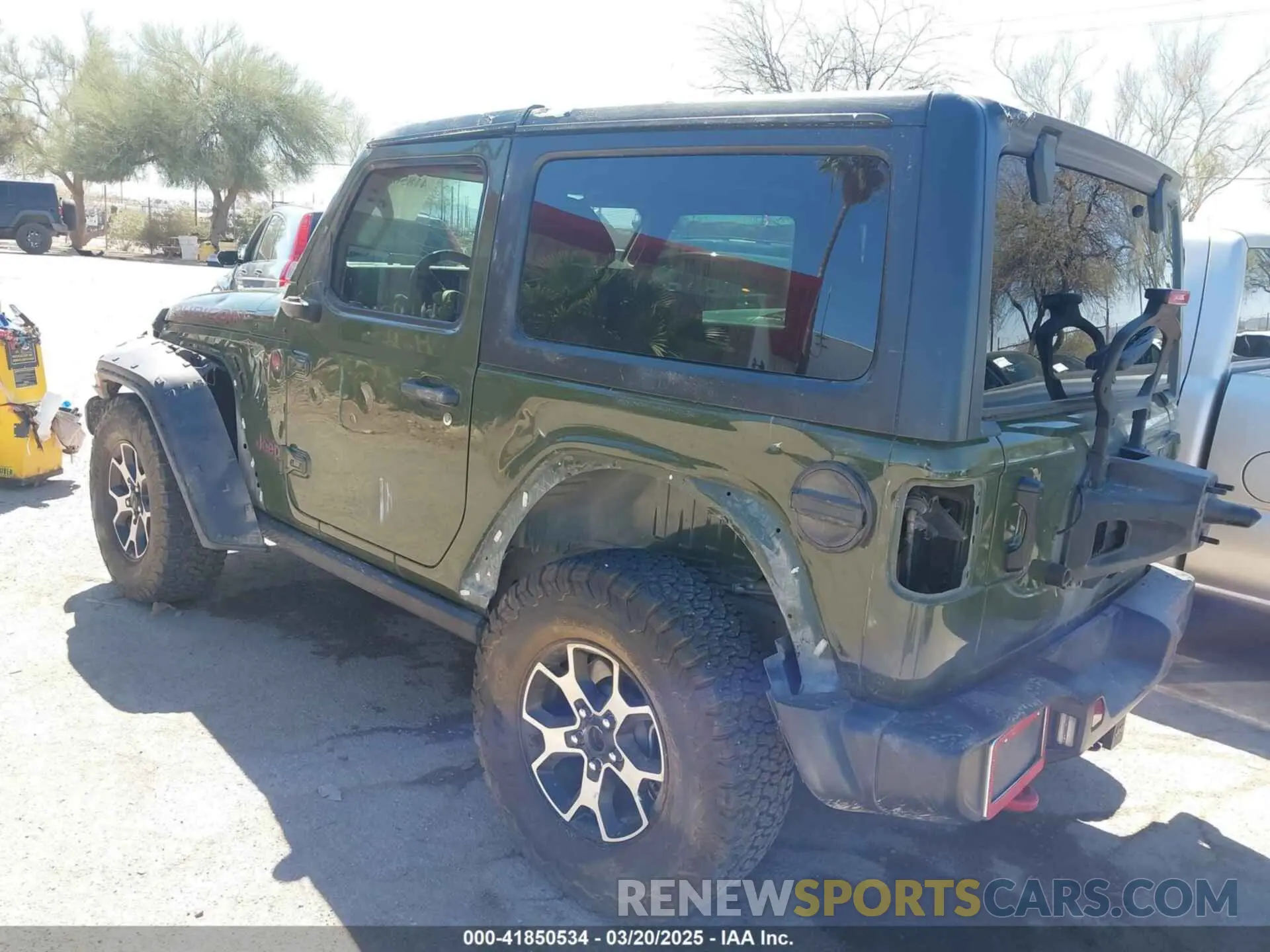 3 fotografías del automóvil dañado 1C4HJXCG3MW526112 JEEP WRANGLER 2021