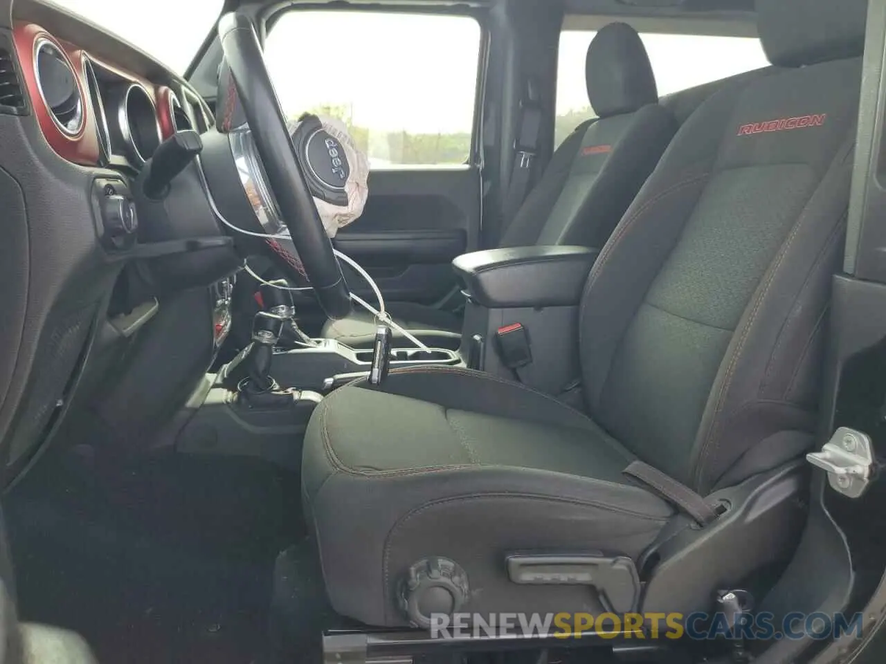 7 fotografías del automóvil dañado 1C4HJXCG5MW797267 JEEP WRANGLER 2021