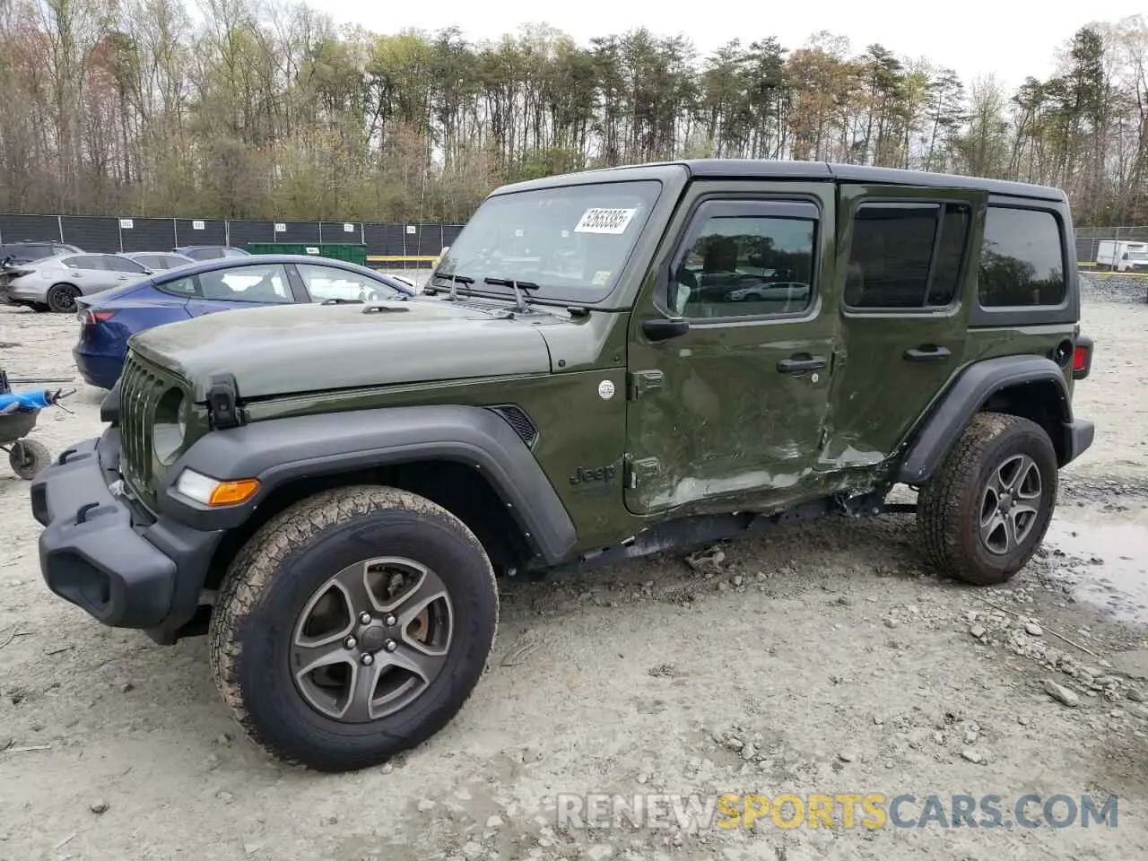 1 fotografías del automóvil dañado 1C4HJXDG0MW687032 JEEP WRANGLER 2021