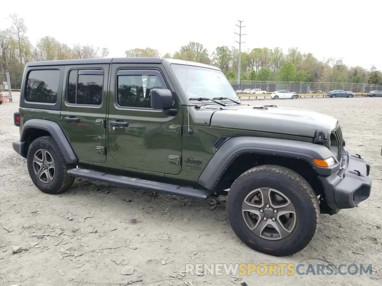 4 fotografías del automóvil dañado 1C4HJXDG0MW687032 JEEP WRANGLER 2021
