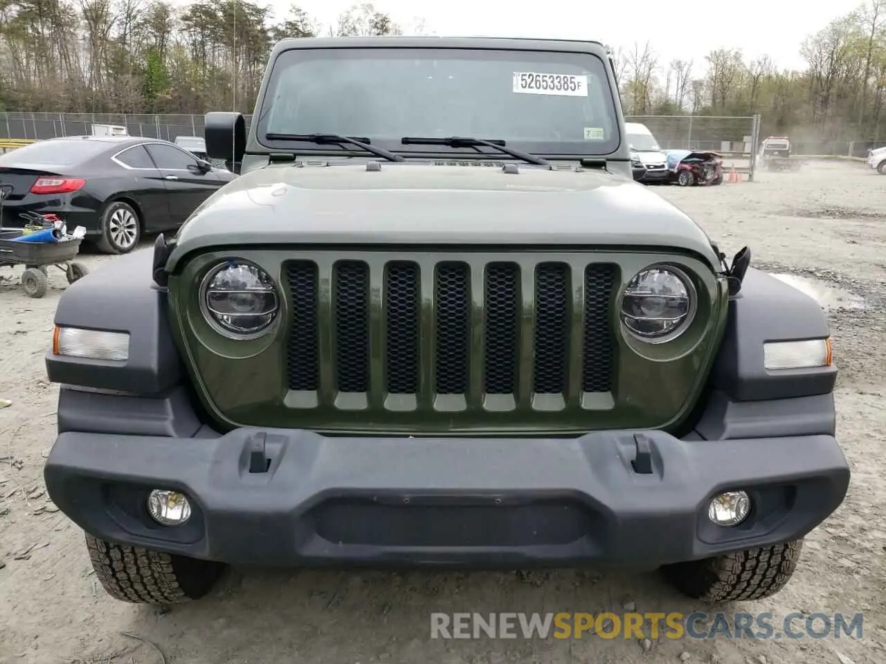 5 fotografías del automóvil dañado 1C4HJXDG0MW687032 JEEP WRANGLER 2021